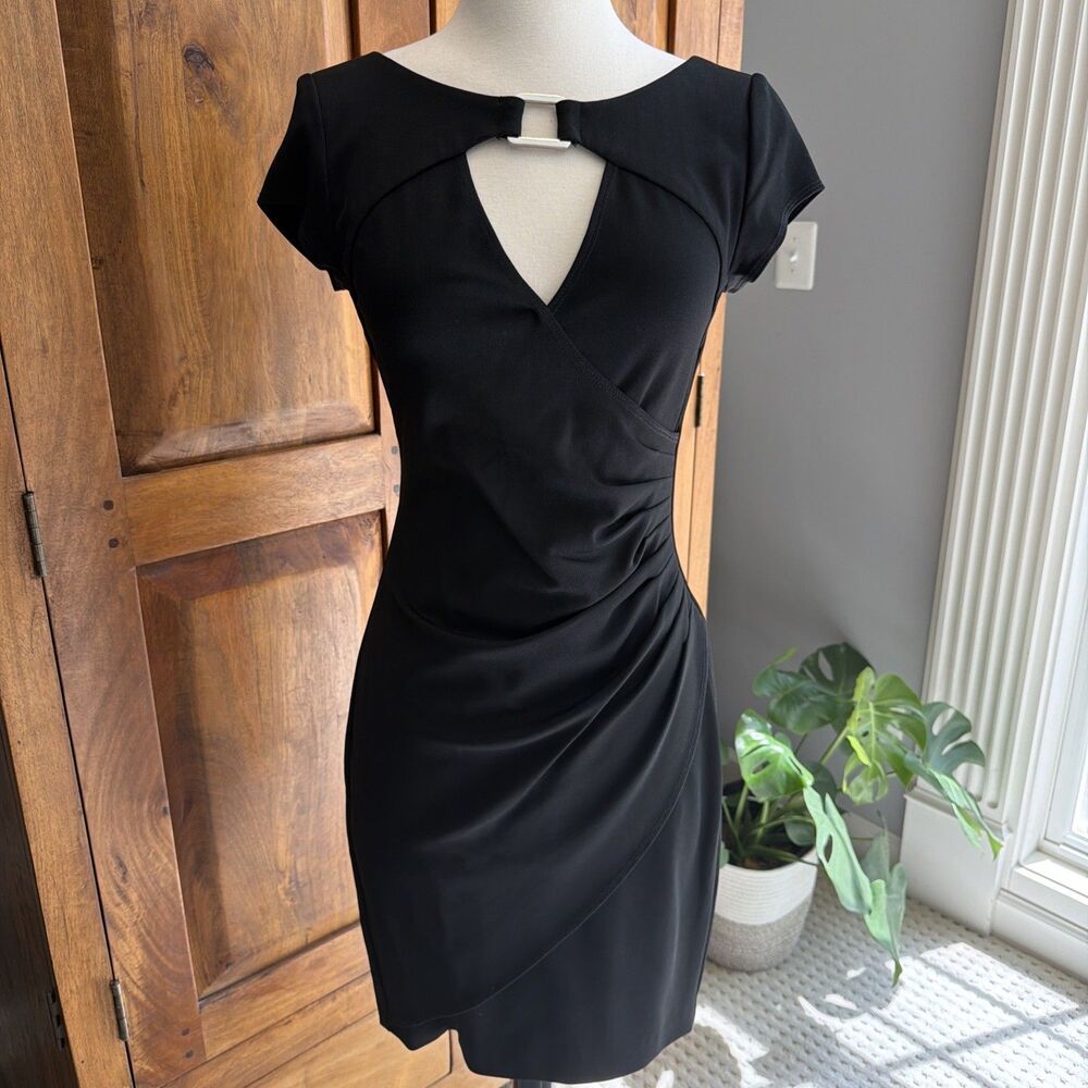Vintage 1990s Cache Little Black Dress Size 4